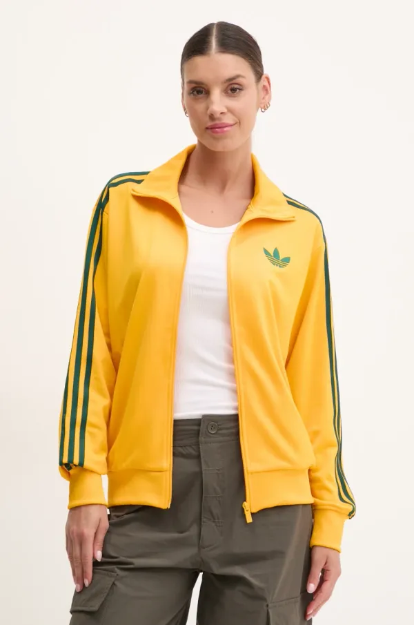 adidas Originals Dukserica adidas Originals Firebird za žene, boja: narančasta, s aplikacijom, JP2300