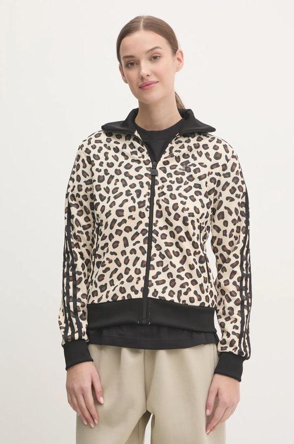 adidas Originals Dukserica adidas Originals Leopard za žene, boja: bež, s uzorkom, IW8468