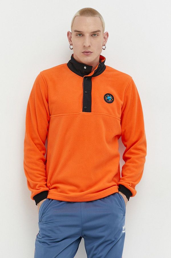 adidas Originals Dukserica adidas Originals za muškarce, boja: narančasta, s aplikacijom
