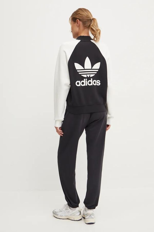 adidas Originals Dukserica adidas Originals za žene, boja: crna, s uzorkom, IZ2832