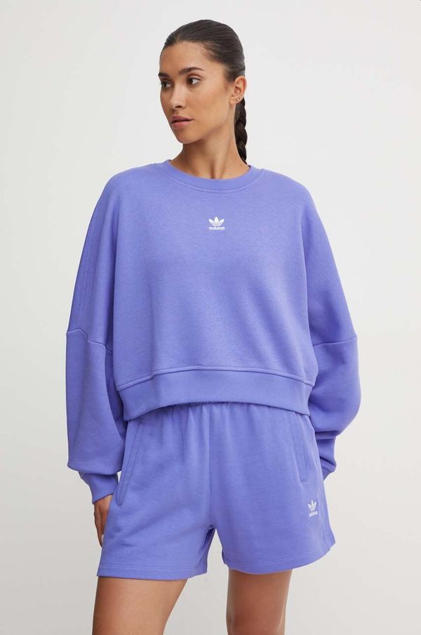 adidas Originals Dukserica adidas Originals za žene, boja: ljubičasta, bez uzorka, IY2543