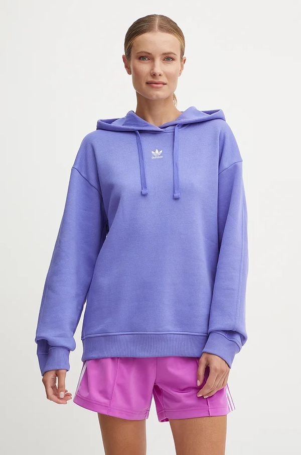 adidas Originals Dukserica adidas Originals za žene, boja: ljubičasta, s kapuljačom, bez uzorka, IY9618