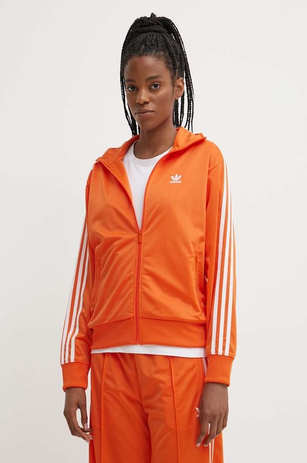 adidas Originals Dukserica adidas Originals za žene, boja: narančasta, s aplikacijom, IP0610