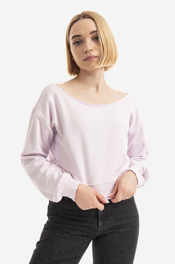adidas Originals Dukserica adidas Originals za žene, boja: ružičasta, glatka, HU1646-pink