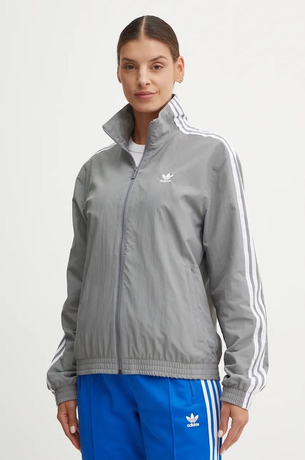 adidas Originals Dukserica adidas Originals za žene, boja: siva, s aplikacijom, JD5329