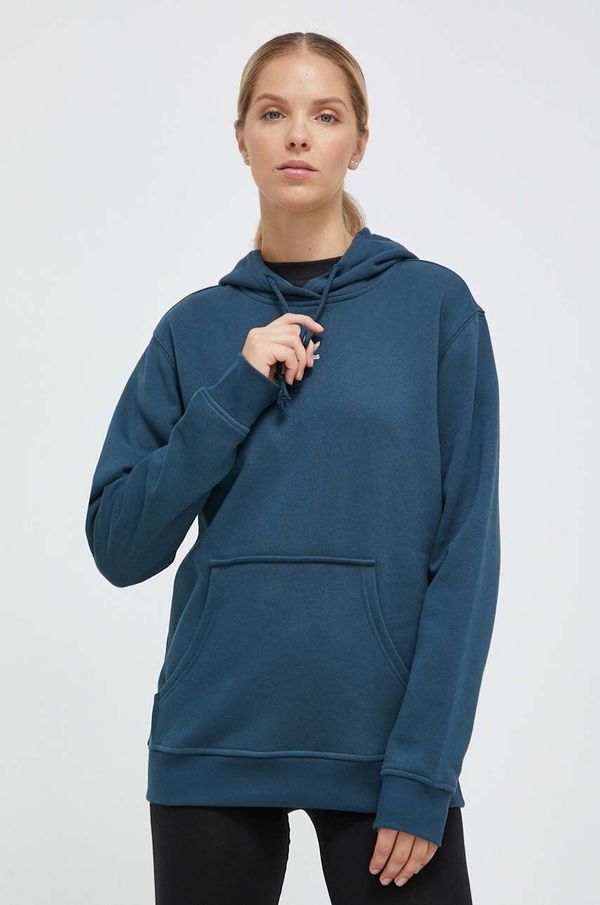 adidas Originals Dukserica adidas Originals za žene, boja: tirkizna, s kapuljačom, s aplikacijom