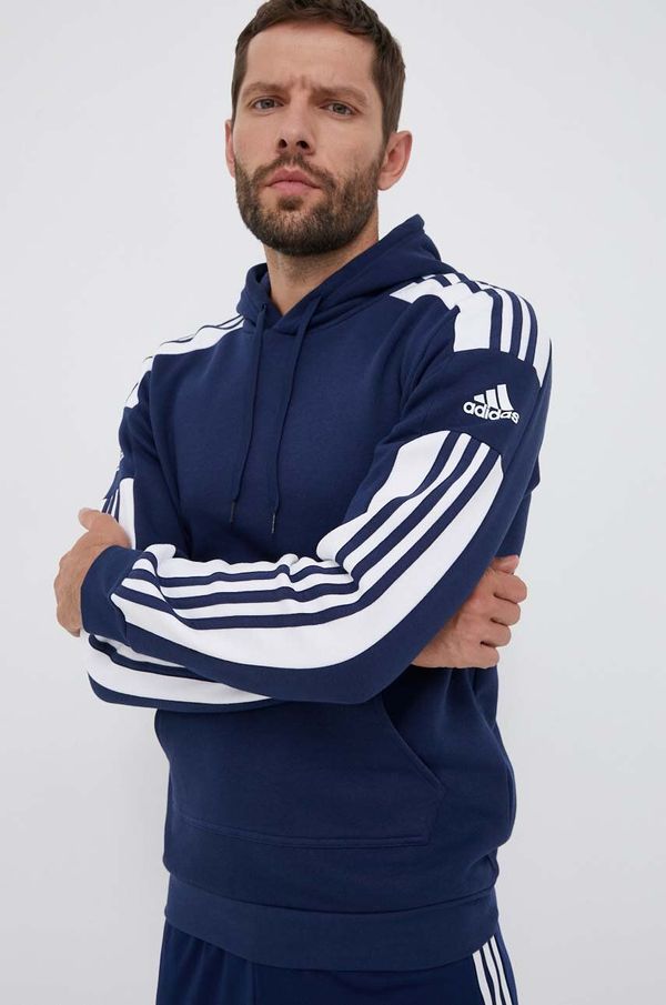 adidas Performance Dukserica adidas Performance Squadra 21 boja: tamno plava, s kapuljačom, aplikacijom