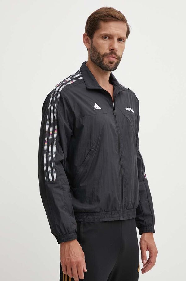 adidas Dukserica adidas Pride za muškarce, boja: crna, s aplikacijom, IV7372