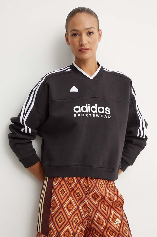 adidas Dukserica adidas Tiro za žene, boja: crna, bez uzorka, IX3779