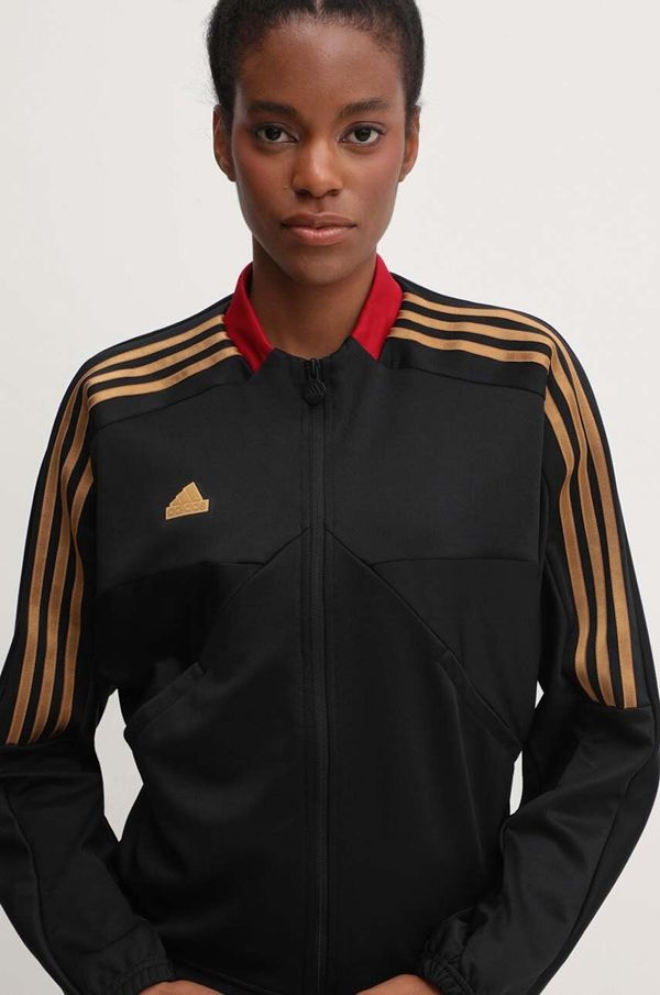 adidas Dukserica adidas Tiro za žene, boja: crna, s aplikacijom, IW6798