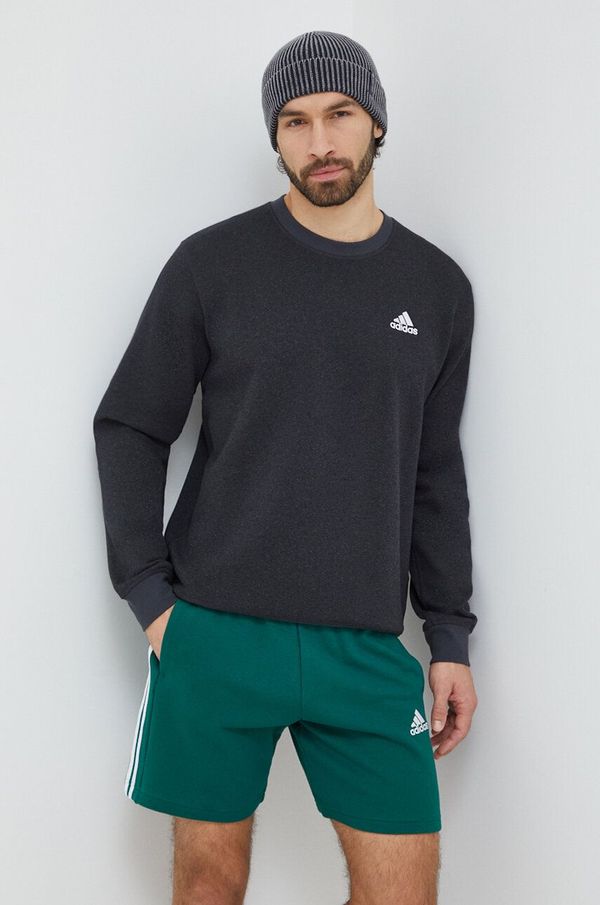 adidas Dukserica adidas za muškarce, boja: crna, bez uzorka