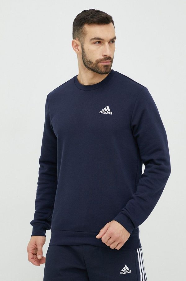 adidas Dukserica adidas za muškarce, boja: tamno plava, s tiskom
