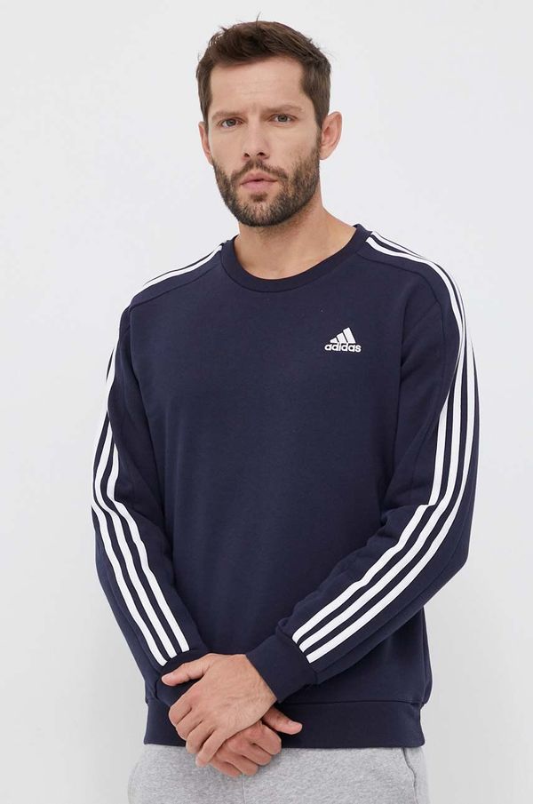 adidas Dukserica adidas za muškarce, boja: tamno plava, s uzorkom