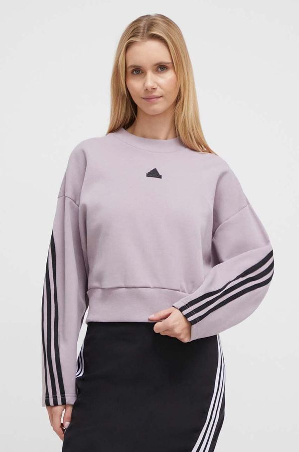 adidas Dukserica adidas za žene, boja: ružičasta, bez uzorka