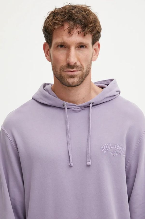 Billabong Dukserica Billabong Wave Washed Pullover za muškarce, boja: ljubičasta, s kapuljačom, bez uzorka, ABYFT00474