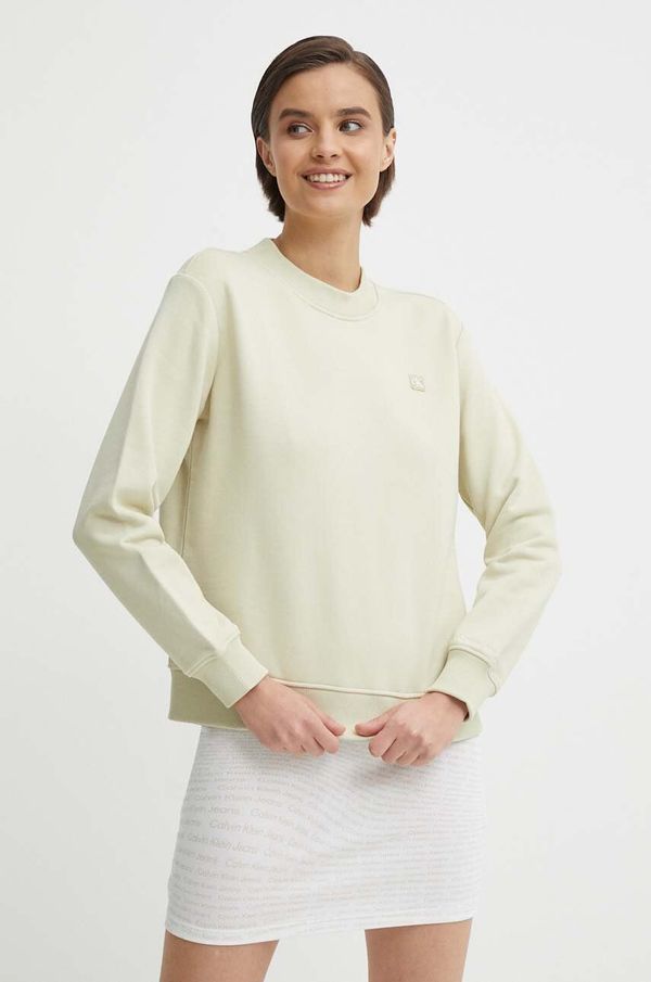 Calvin Klein Jeans Dukserica Calvin Klein Jeans za žene, boja: zelena, bez uzorka, J20J223085