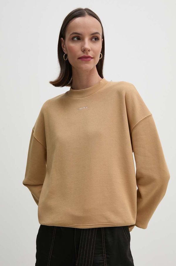 Calvin Klein Dukserica Calvin Klein za žene, boja: bež, bez uzorka, K20K207213