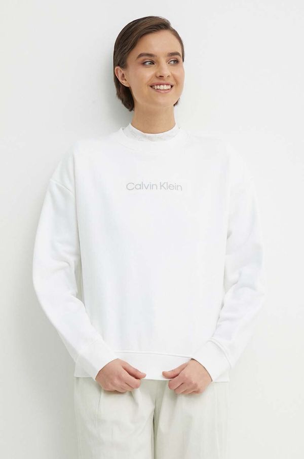 Calvin Klein Dukserica Calvin Klein za žene, boja: bijela, s tiskom, K20K206942