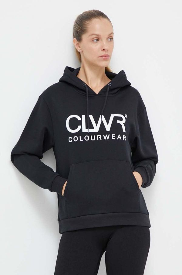 Colourwear Dukserica Colourwear za žene, boja: crna, s kapuljačom, bez uzorka