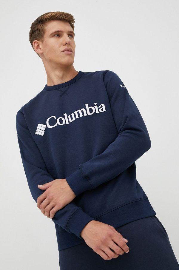 Columbia Dukserica Columbia za muškarce, boja: tamno plava, melanž