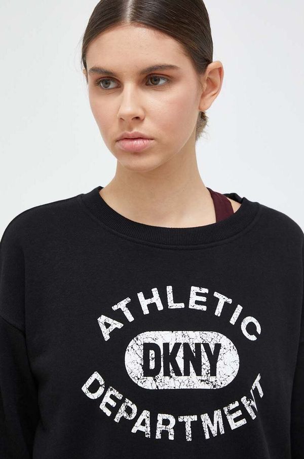 DKNY Dukserica Dkny za žene, boja: crna, s tiskom