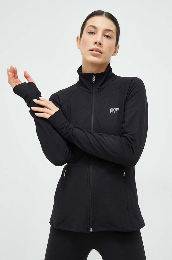 DKNY Dukserica Dkny za žene, boja: crna, s tiskom