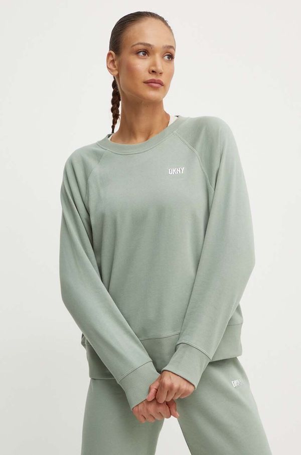 DKNY Dukserica Dkny za žene, boja: zelena, bez uzorka