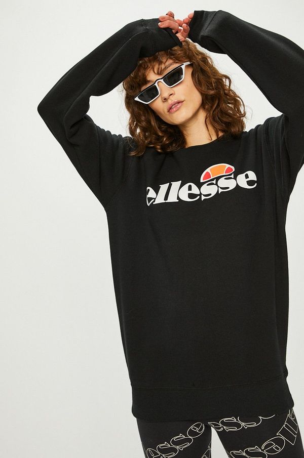 Ellesse Dukserica Ellesse za žene, boja: crna, SGS03238-White