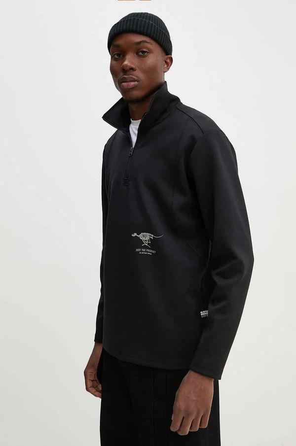 G-Star Raw Dukserica G-Star Raw za muškarce, boja: crna, s tiskom, D25081-D560