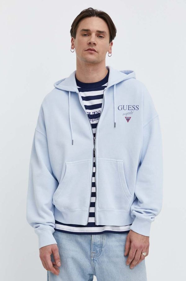 Guess Originals Dukserica Guess Originals s kapuljačom, s tiskom