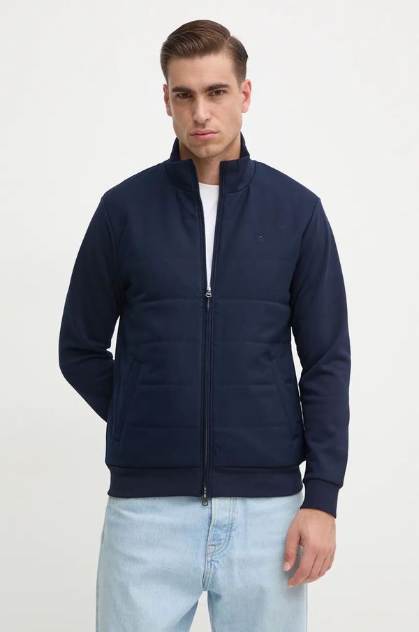 Hackett London Dukserica Hackett London za muškarce, boja: tamno plava, bez uzorka, HM581275