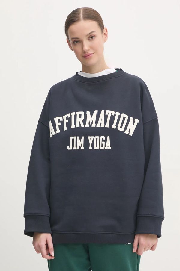 JOYINME Dukserica JOYINME Affirmation za žene, boja: tamno plava, s aplikacijom, Affirmation