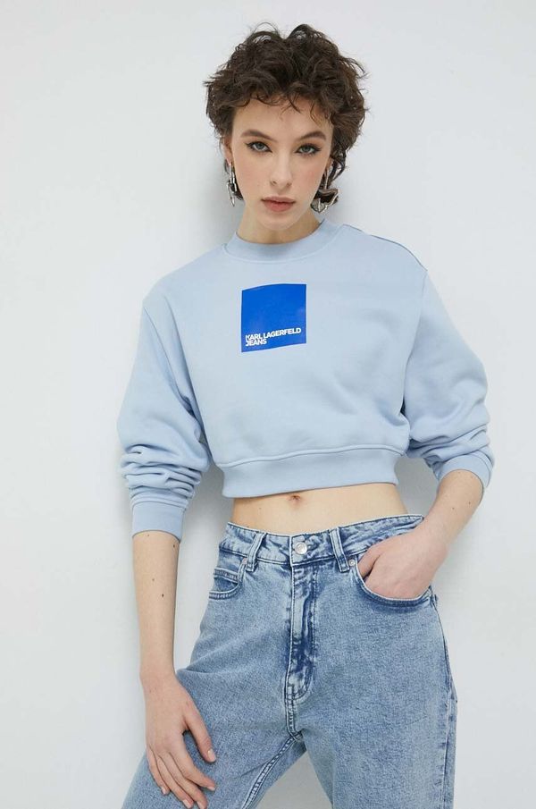 Karl Lagerfeld Jeans Dukserica Karl Lagerfeld Jeans za žene, s tiskom