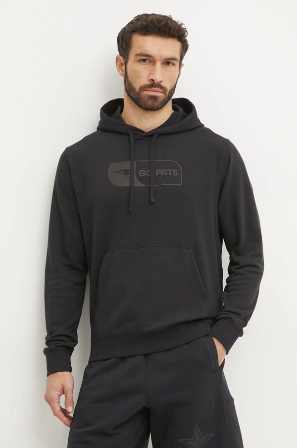 Nike Dukserica Nike New England Patriots za muškarce, boja: crna, s kapuljačom, s tiskom, 01D1-00A-8K-RS5