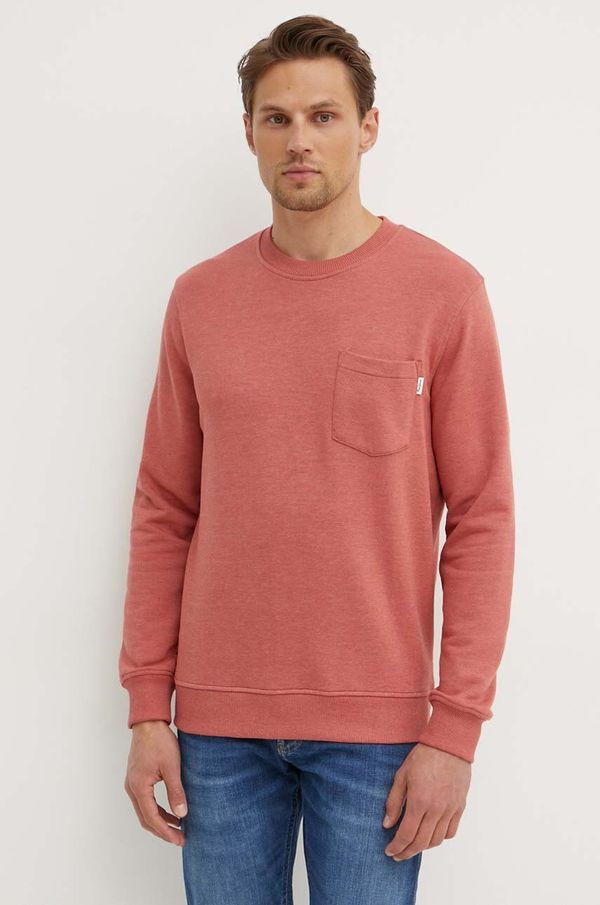 Pepe Jeans Dukserica Pepe Jeans MANS CREW za muškarce, boja: ružičasta, bez uzorka, PM582696