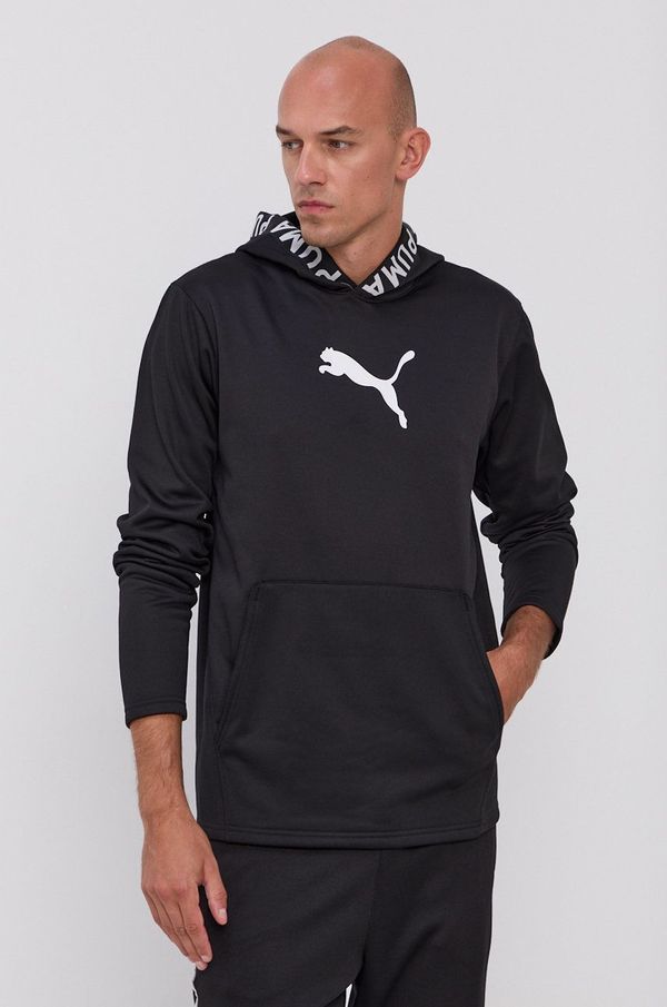 Puma Dukserica Puma 520893 za muškarce, boja: crna, s kapuljačom
