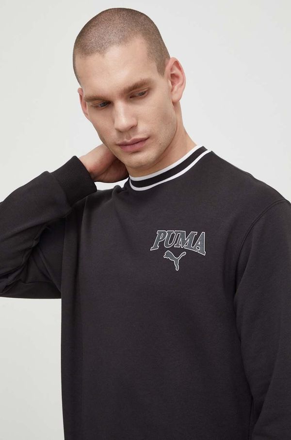 Puma Dukserica Puma SQUAD za muškarce, boja: crna, s tiskom