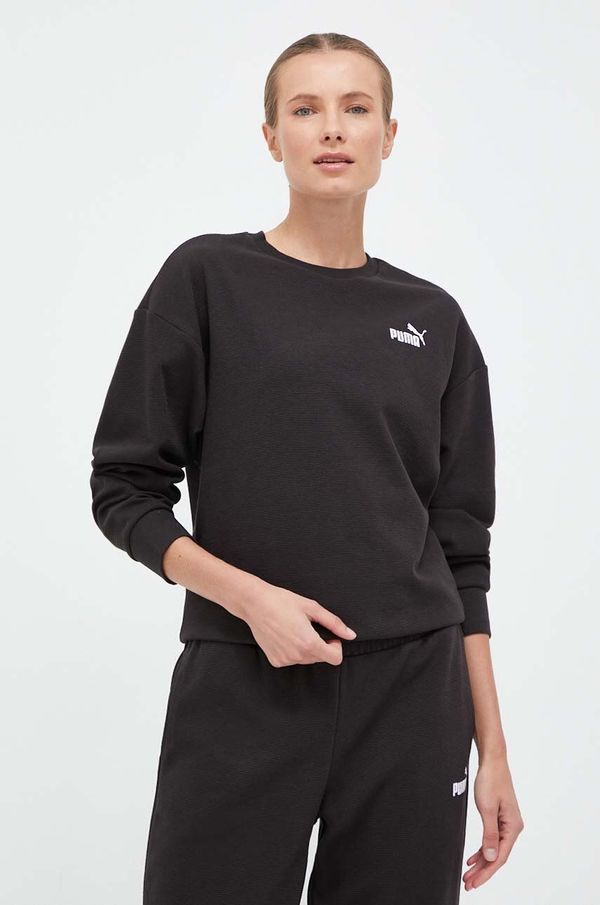 Puma Dukserica Puma za žene, boja: crna, bez uzorka