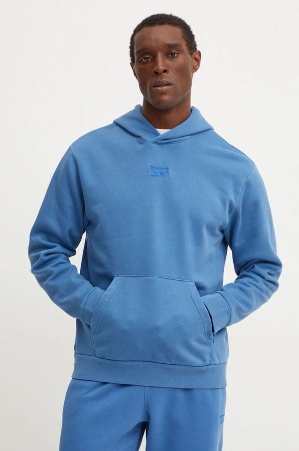 Reebok Dukserica Reebok Identity Washed za muškarce, s kapuljačom, bez uzorka, 100205482