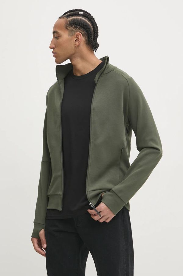 Superdry Dukserica Superdry za muškarce, boja: zelena, bez uzorka, M2013960A-1IP