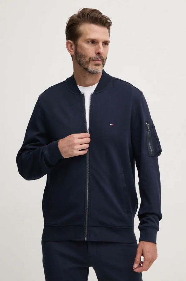 Tommy Hilfiger Dukserica Tommy Hilfiger za muškarce, boja: tamno plava, bez uzorka, MW0MW37357