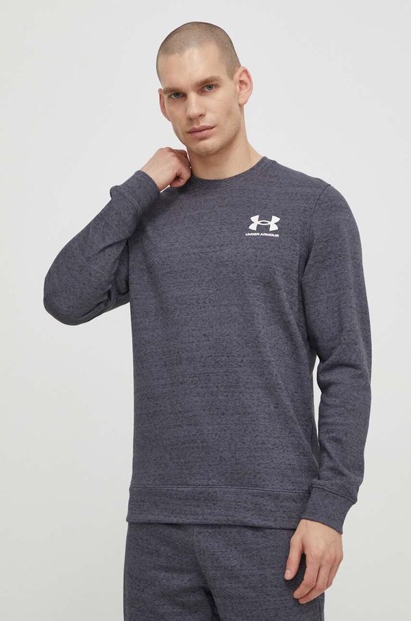 Under Armour Dukserica Under Armour za muškarce, boja: siva, bez uzorka