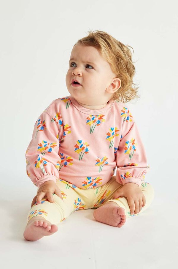 Bobo Choses Dukserica za bebe Bobo Choses boja: ružičasta, s uzorkom