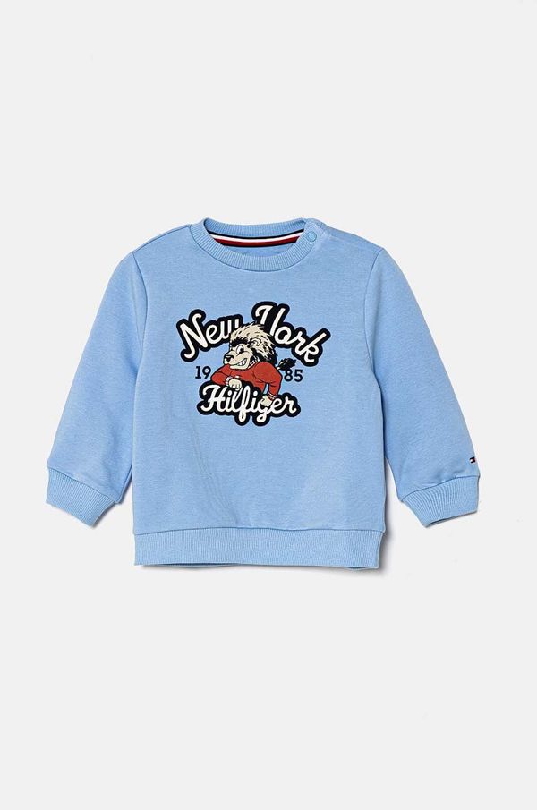 Tommy Hilfiger Dukserica za bebe Tommy Hilfiger s tiskom, KN0KN01845
