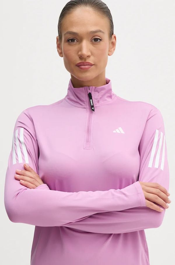 adidas Performance Dukserica za trčanje adidas Performance Own The Run boja: ljubičasta, s tiskom, IV5510