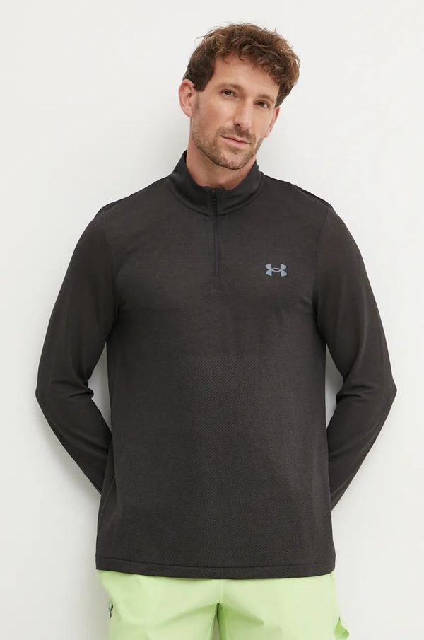 Under Armour Dukserica za trčanje Under Armour Seamless Stride boja: crna, melanž, 1378168
