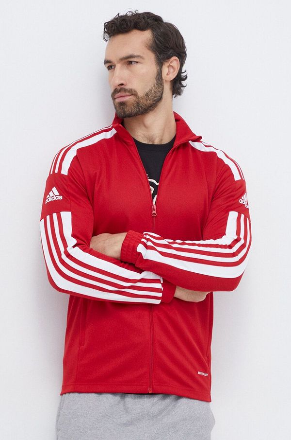 adidas Performance Dukserica za trening adidas Performance boja: crvena, s aplikacijom