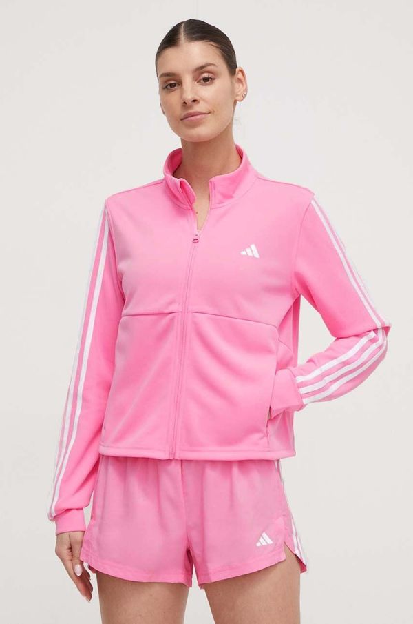 adidas Performance Dukserica za trening adidas Performance boja: ružičasta, s aplikacijom
