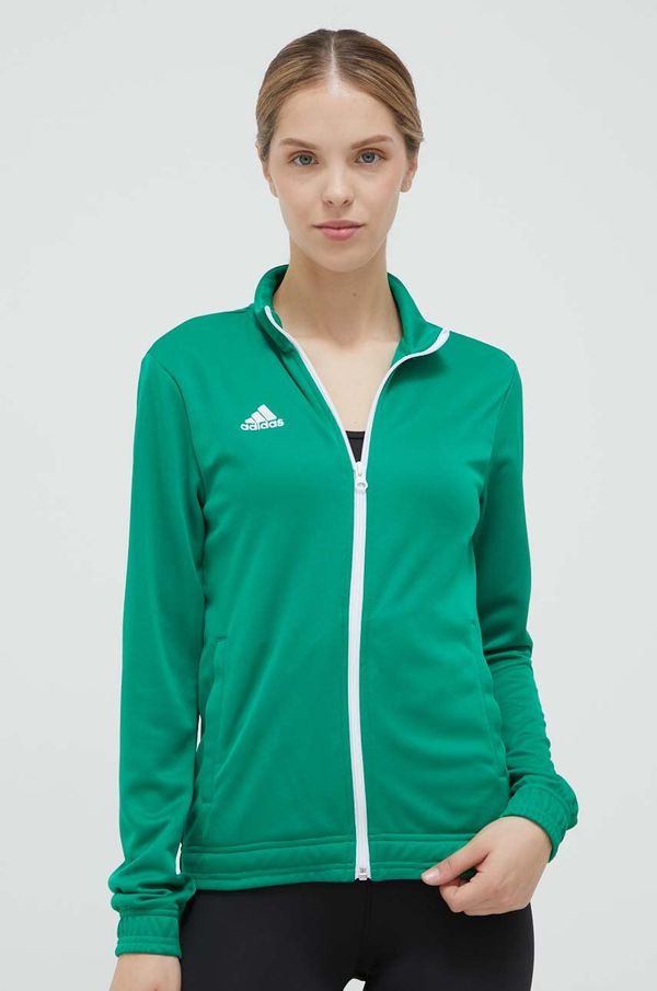 adidas Performance Dukserica za trening adidas Performance Entrada 22 boja: zelena, glatka