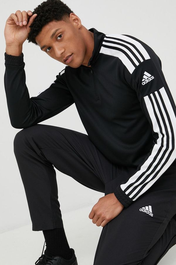 adidas Performance Dukserica za trening adidas Performance Squadra 21 za muškarce, boja: crna, s aplikacijom